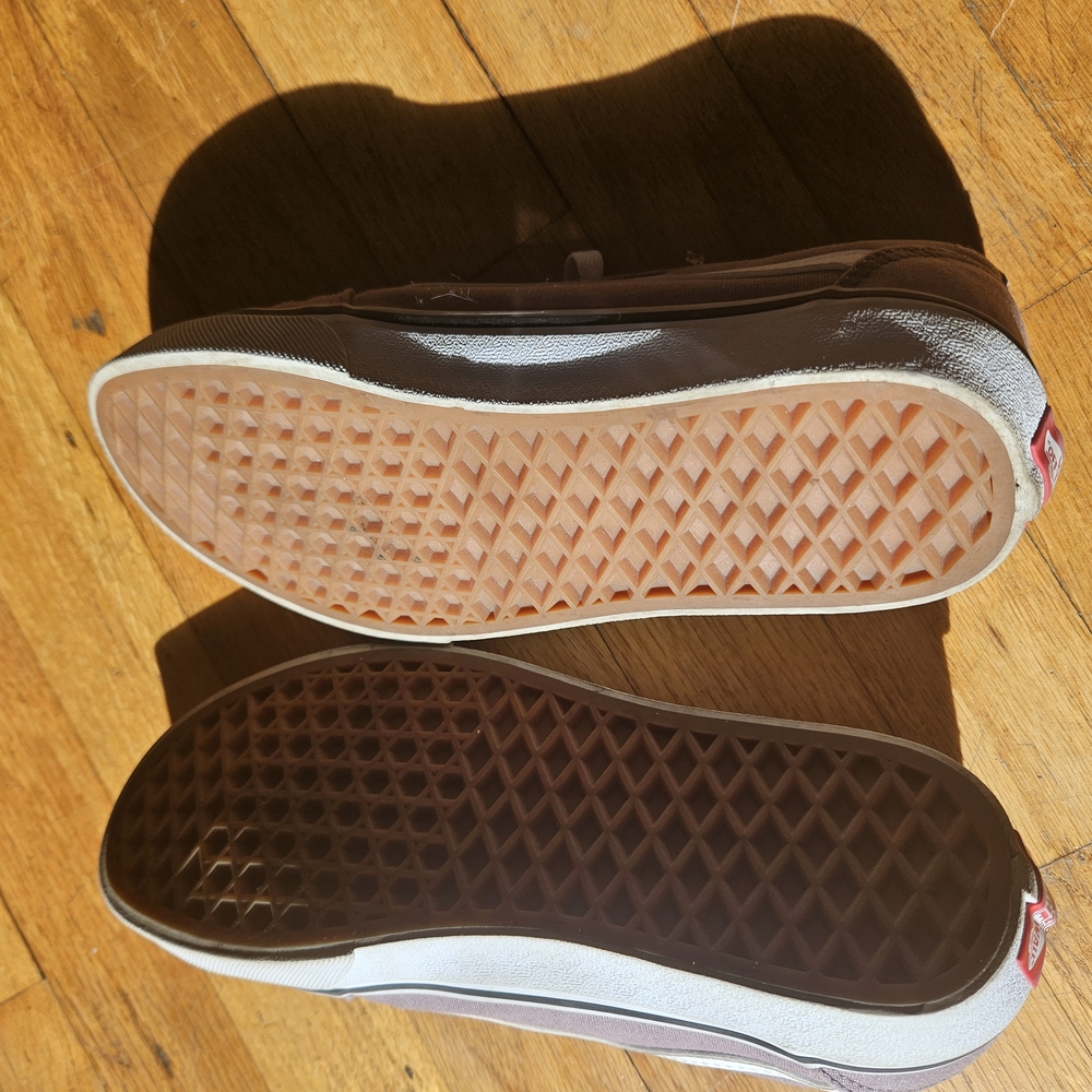 Gray Canvas Vans Sneakers - Picture 3 of 4